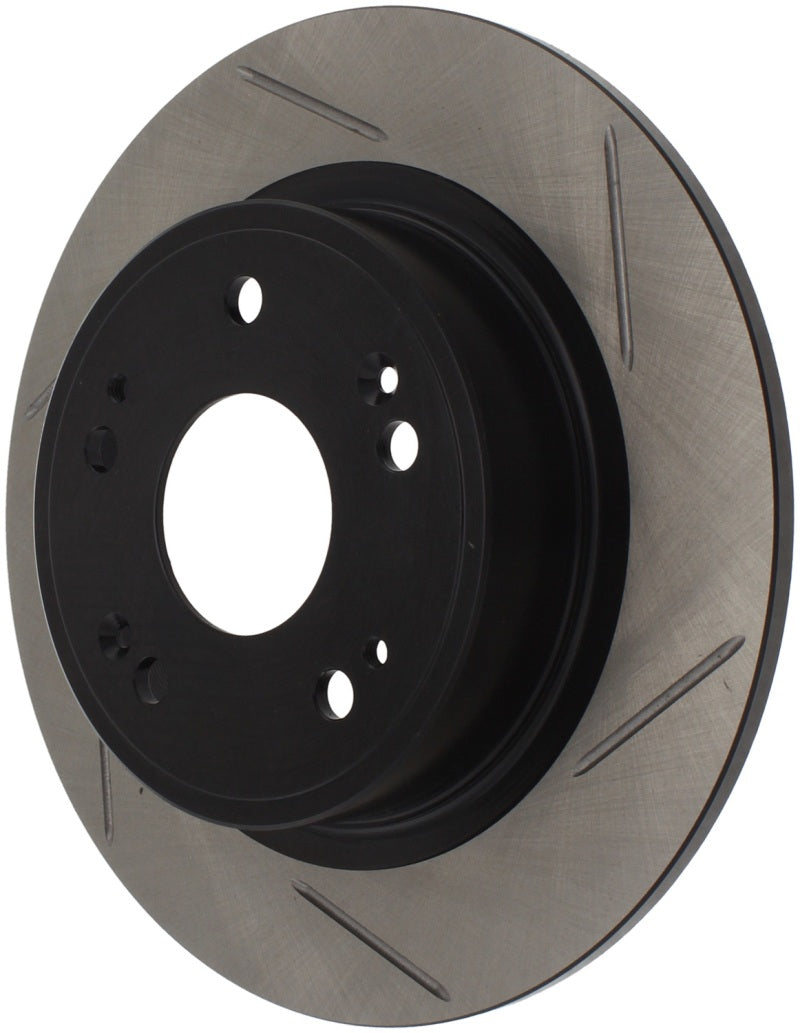 StopTech Power Slot 09-10 Acura TSX / 08-10 Honda Accord Rear Left Slotted Rotor - Striker Modified