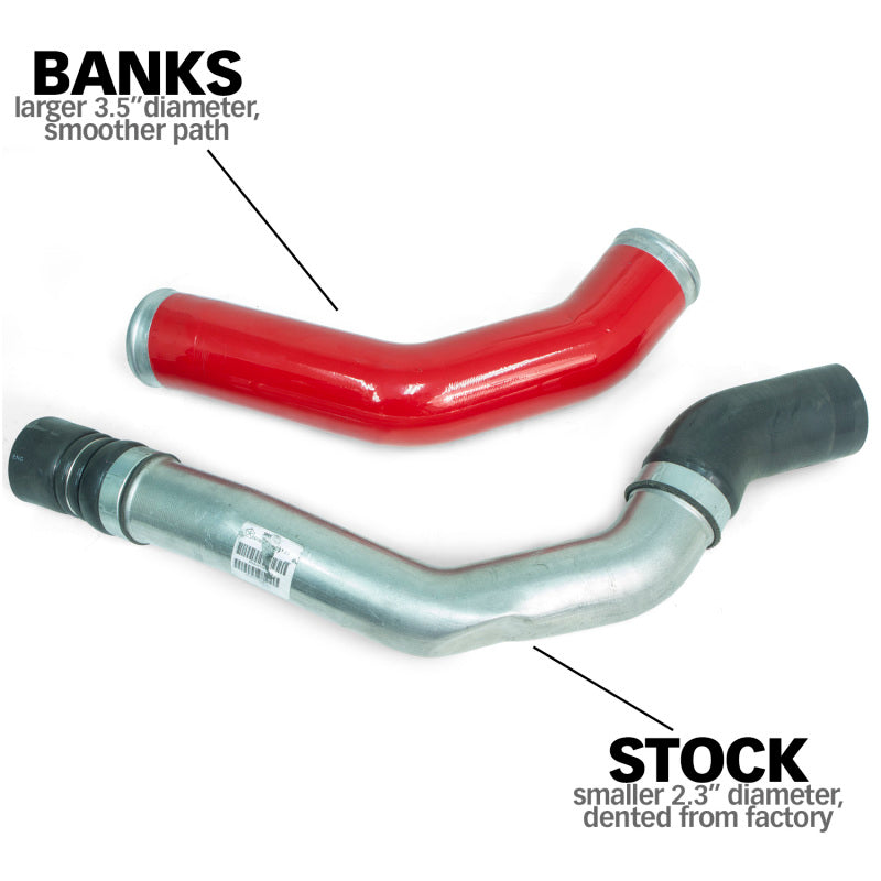 Banks 13-18 Ram 6.7L Diesel Boost Tube System - Driver Side - Striker Modified