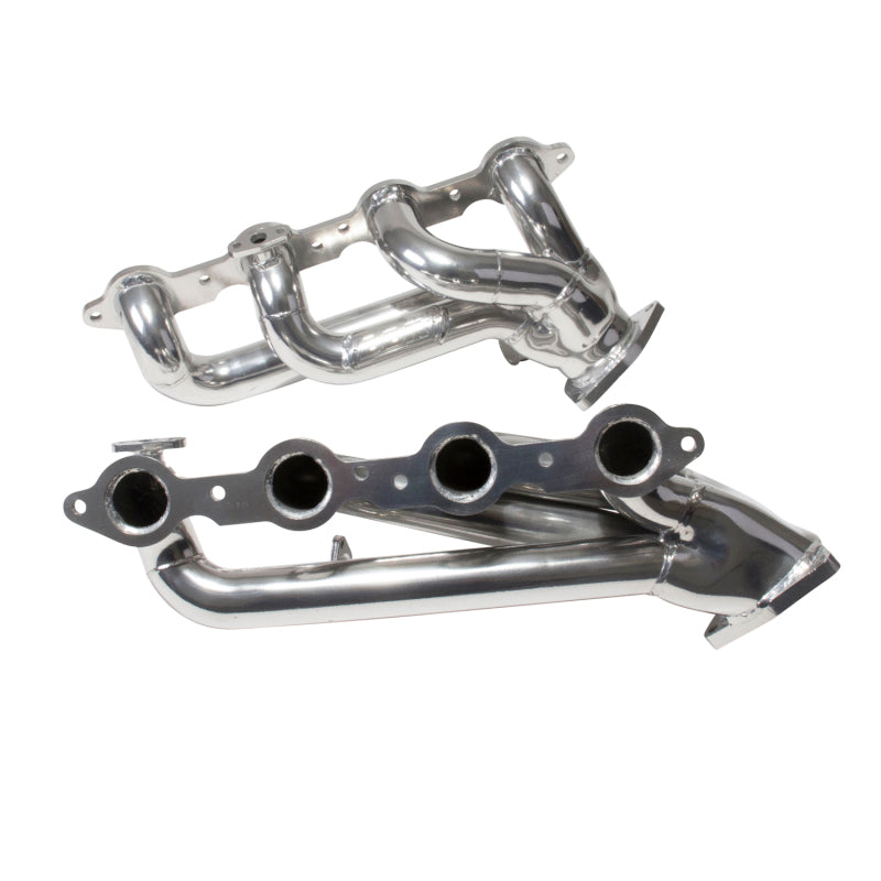 BBK 99-04 GM Truck SUV 4.8 5.3 Shorty Tuned Length Exhaust Headers - 1-3/4 Silver Ceramic - Striker Modified