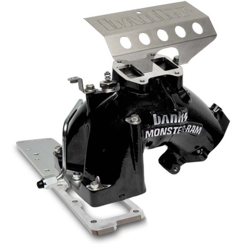 Banks Power 2007.5-2012 Ram 6.7L Monster-Ram Intake System Gen-2 w/Fuel Line - Black w/Heater System - Striker Modified