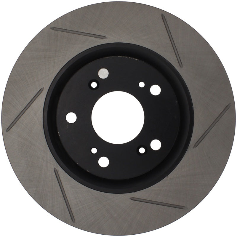 StopTech Power Slot Slotted 06-08 Honda Civic Si Front Left Rotor - Striker Modified