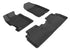 3D MAXpider 2006-2011 Honda Civic Sedan Kagu 1st & 2nd Row Floormat - Black - Striker Modified