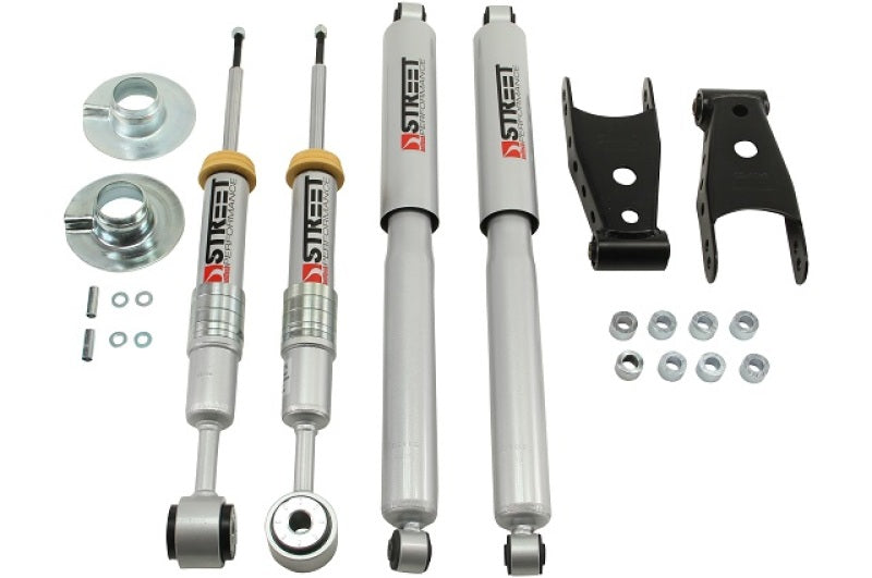 Belltech 09-13 Ford F150 (All Cabs) 4WD LOWERING KIT WITH SP SHOCKS (3in Rear Drop) - Striker Modified