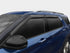 AVS 2020 Ford Explorer Ventvisor Outside Mount Window Deflectors 4pc - Smoke - Striker Modified