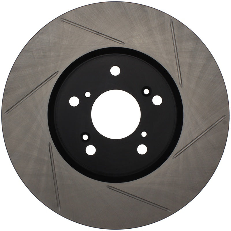 StopTech Power Slot Slotted 04-08 Accura TL (Brembo Caliper) Front Left Rotor - Striker Modified