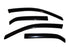 AVS 02-06 Mitsubishi Lancer Ventvisor Outside Mount Window Deflectors 4pc - Smoke - Striker Modified