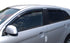 AVS 11-13 Mitsubishi Outlander Sport Ventvisor Outside Mount Window Deflectors 4pc - Smoke - Striker Modified