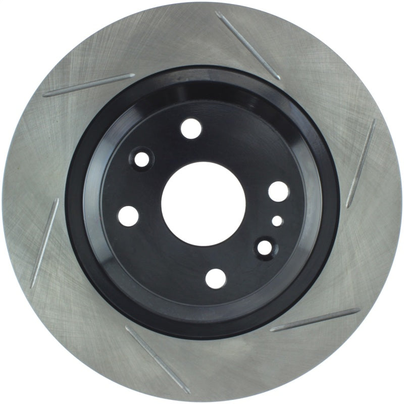 StopTech Power Slot 01-05 Mazda Miata Sport Suspension/Turbo SportStop Slotted Rear Left Rotor - Striker Modified