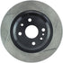 StopTech Power Slot 01-05 Mazda Miata Sport Suspension/Turbo SportStop Slotted Rear Left Rotor - Striker Modified