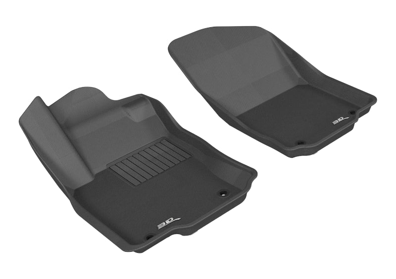 3D MAXpider 2012-2018 Mercedes-Benz GLE-Class/GLS-Class/ML-Class Kagu 1st Row Floormat - Black - Striker Modified