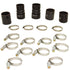 BD Diesel Intercooler Hose & Clamp Kit - 1999-2003 Ford 7.3L PowerStroke - Striker Modified
