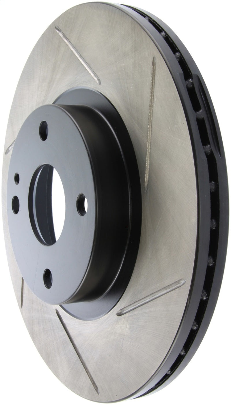 StopTech Power Slot 01-05 Mazda Miata Sport Suspension/Turbo SportStop Slotted Front Left Rotor - Striker Modified