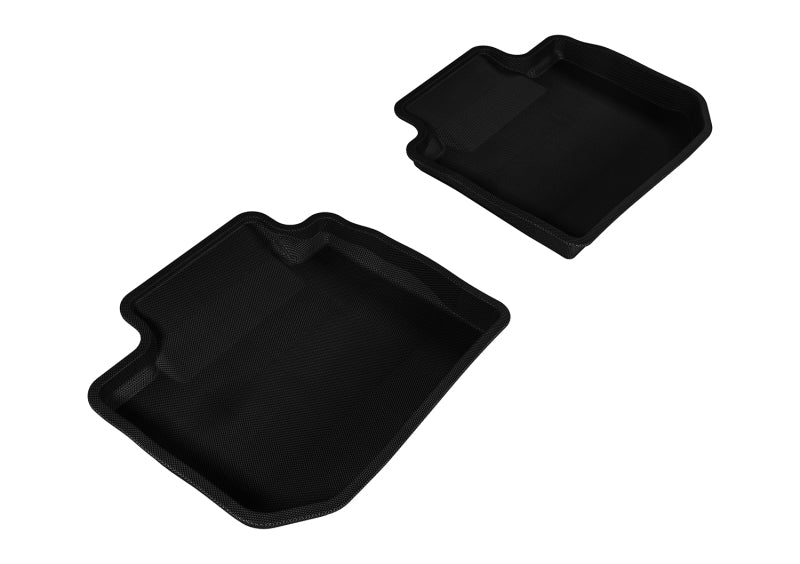3D MAXpider 2012-2019 Subaru Impreza/XV Crosstrek/WRX/Sti Kagu 2nd Row Floormats - Black - Striker Modified
