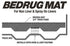 BedRug 05-23 Toyota Tacoma 5ft Bed Mat (Use w/Spray-In & Non-Lined Bed) - Striker Modified