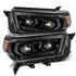 AlphaRex 10-13 Toyota 4Runner PRO-Series Proj Headlights Plank Style Alpha Blk w/Seq Signal/DRL - Striker Modified