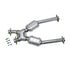 BBK 96-04 Mustang 4.6 GT / Cobra Short Mid X Pipe w Catalytic Converters 2-1/2 For Long Tube Headers - Striker Modified