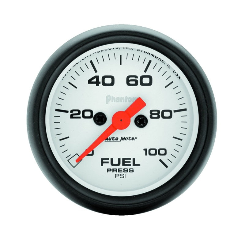 Autometer Phantom 52mm 0-100 PSI Fuel Pressure Gauge - Striker Modified