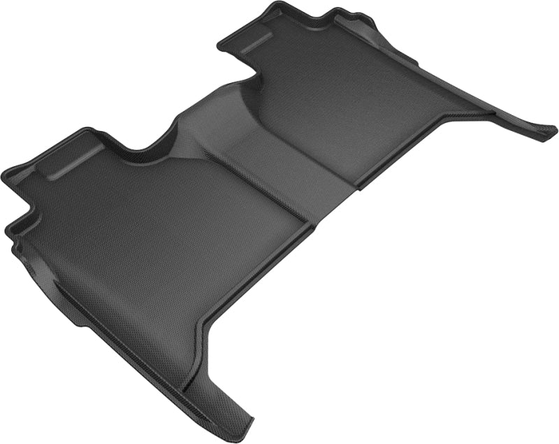 3D MAXpider 2019-2020 GMC/Chevrolet Sierra 1500/Silverado 1500 Kagu 2nd Row Floormats - Black - Striker Modified
