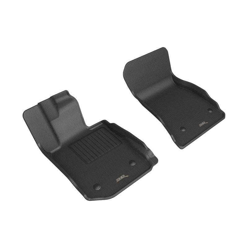 3D MAXpider 22-23 BMW 2 Series Coupe A/T Only KAGU 1st Row Floor Mats - Black - Striker Modified