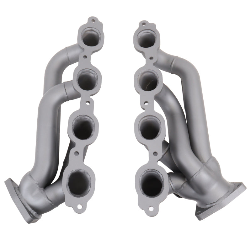 BBK 14-18 GM Truck 5.3/6.2 1 3/4in Shorty Tuned Length Headers - Titanium Ceramic - Striker Modified