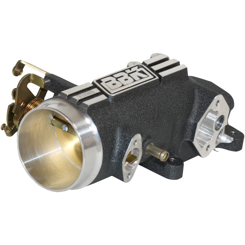BBK 96-04 Mustang 4.6 GT 78mm Throttle Intake BBK Power Plus Series - Charcoal - Striker Modified