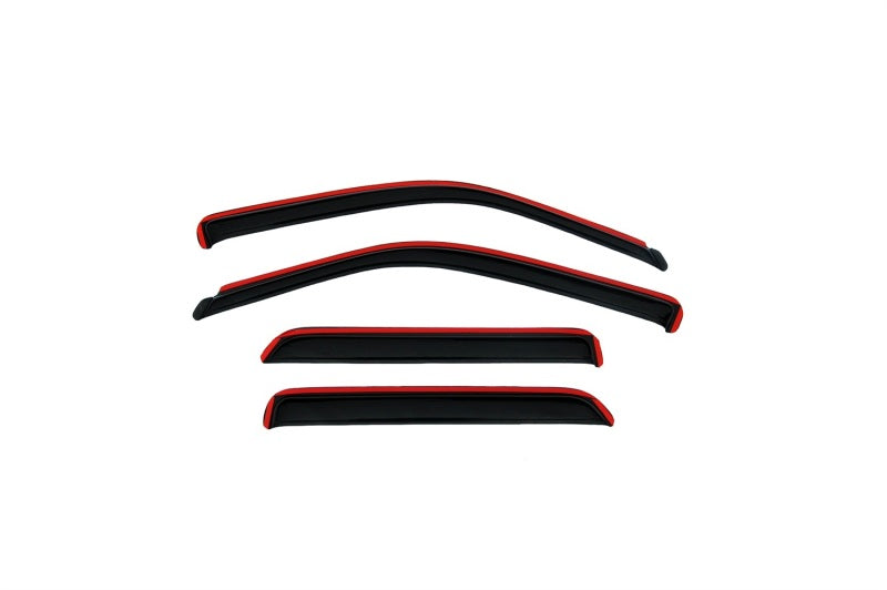 AVS 98-03 Dodge Durango Ventvisor In-Channel Front & Rear Window Deflectors 4pc - Smoke - Striker Modified