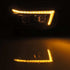 AlphaRex 10-13 Toyota 4Runner PRO-Series Projector Headlights Plank Style Black w/Seq Signal/DRL - Striker Modified
