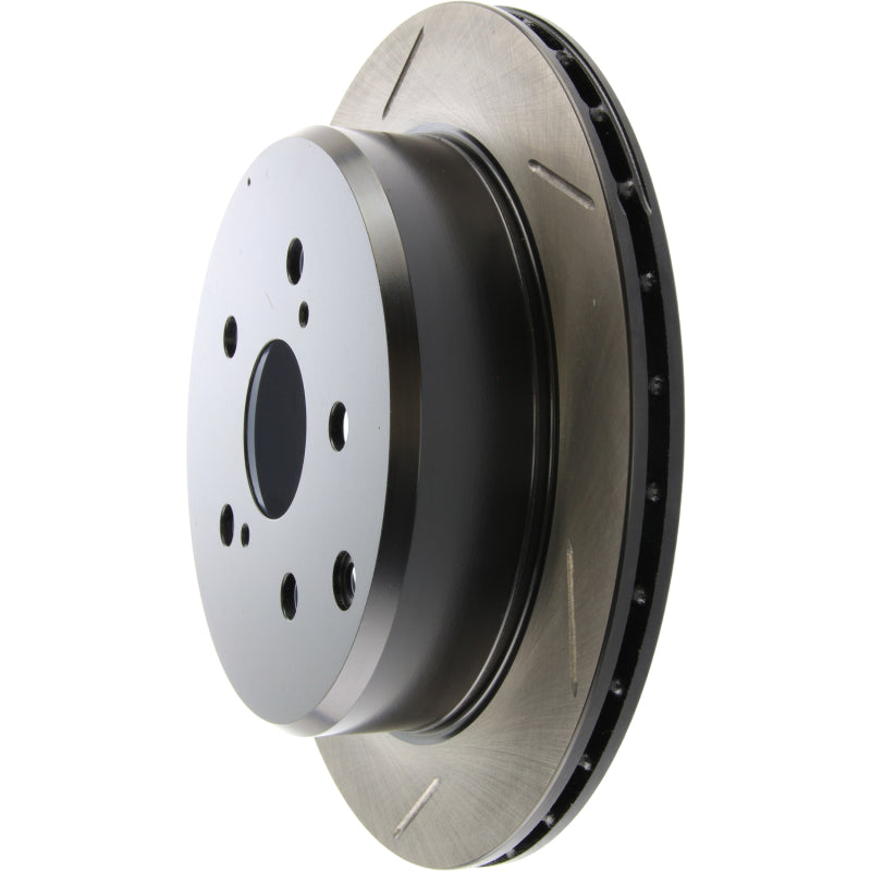 StopTech Power Slot 86-92 Supra ALL Rear Right SportStop Slotted Rotor - Striker Modified