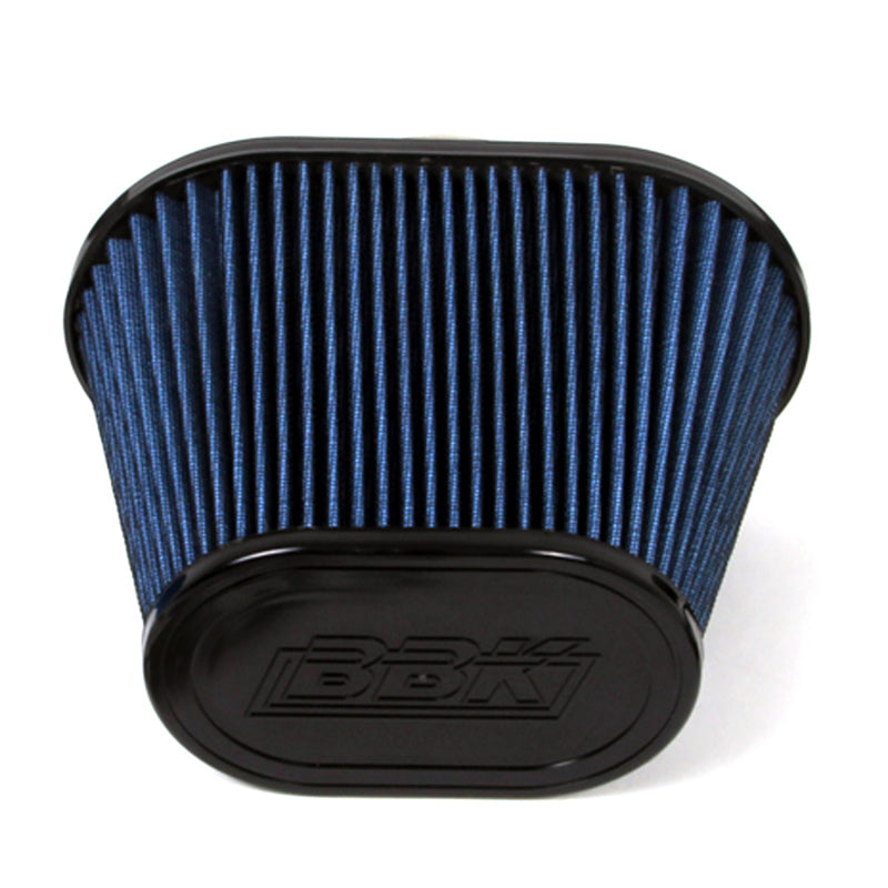 BBK 86-93 Mustang 5.0 Cold Air Intake Kit - Fenderwell Style - Blackout Finish - Striker Modified