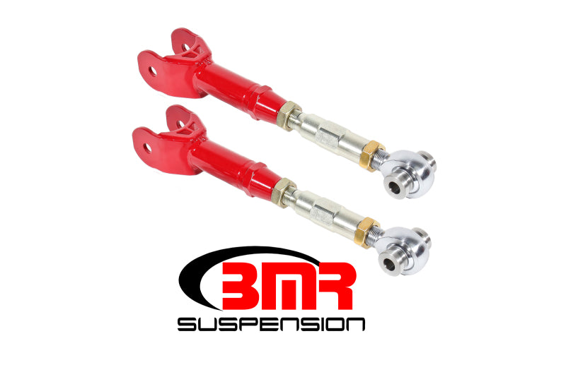 BMR 16-17 6th Gen Camaro Upper Trailing Arms w/ On-Car Adj. Rod Ends - Red - Striker Modified