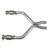 BBK 11-14 Mustang 3.7 V6 Short Mid X Pipe With Catalytic Converters 2-1/2 For BBK Long Tube Headers - Striker Modified