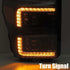 AlphaRex 11-16 Ford F-250 SD PRO-Series Projector Headlights Plank Style Design Chrome w/Seq Signal - Striker Modified