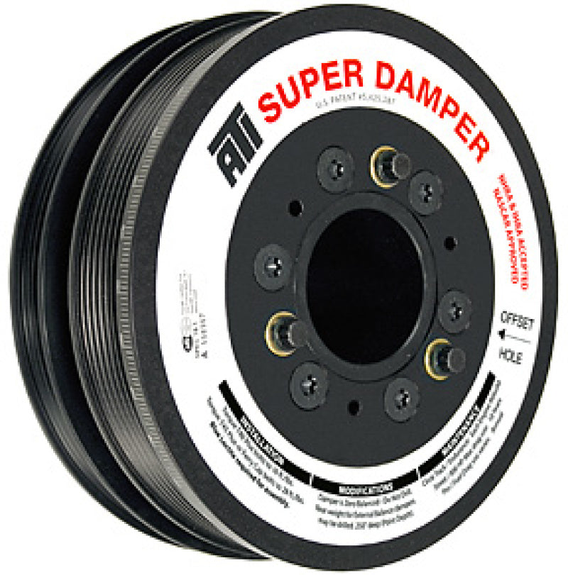 ATI Damper - 6.78in - Alum - 6 Grv - 10 Percent UD - LS1/LS2 - F & V Body - No A/C - 3 Ring - Striker Modified