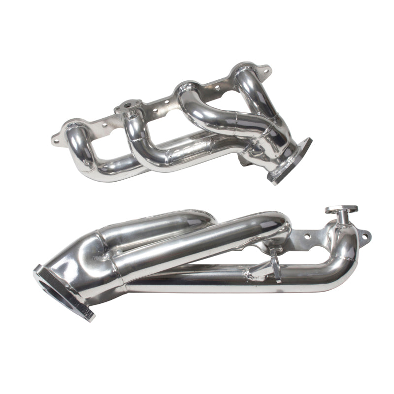 BBK 99-04 GM Truck SUV 4.8 5.3 Shorty Tuned Length Exhaust Headers - 1-3/4 Silver Ceramic - Striker Modified