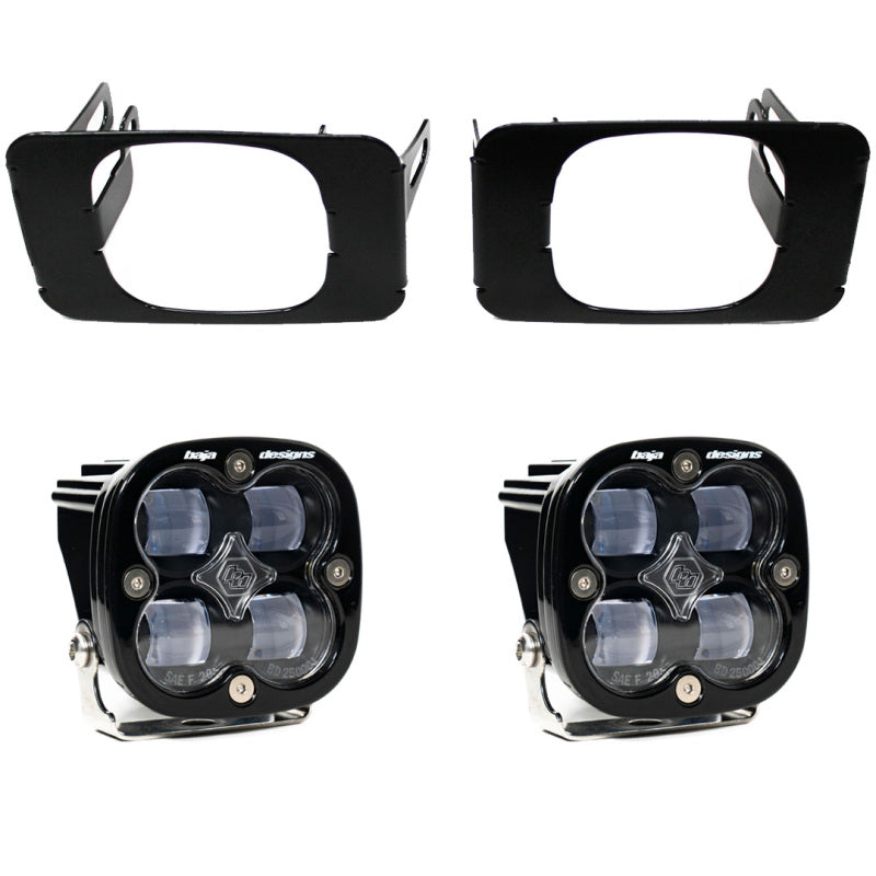 Baja Designs 17-18 Super Duty Fog Lights Fog Pocket Kit - Striker Modified