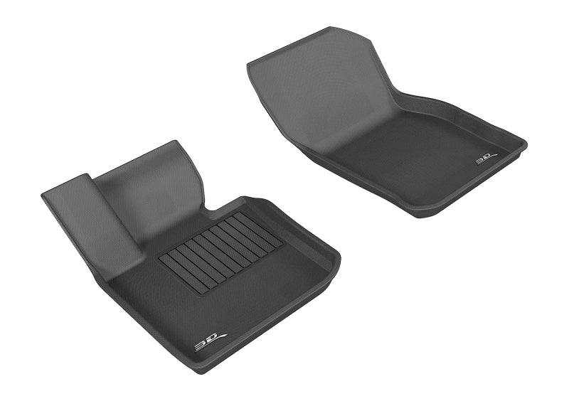 3D MAXpider 2014-2019 Mini Hardtop 2-Door/Convertible Kagu 1st Row Floormat - Black - Striker Modified