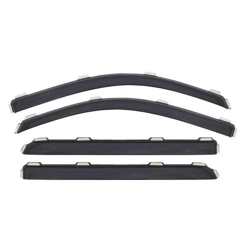 AVS 98-18 Lincoln Navigator Ventvisor In-Channel Front & Rear Window Deflectors 4pc - Smoke - Striker Modified