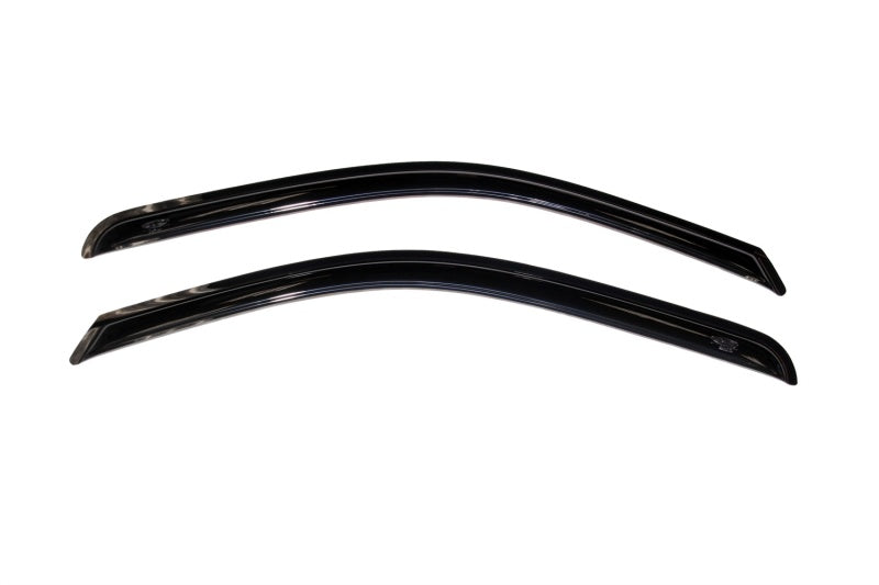 AVS 09-18 Dodge RAM 1500 Standard Cab Ventvisor Outside Mount Window Deflectors 2pc - Smoke - Striker Modified