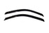 AVS 09-18 Dodge RAM 1500 Standard Cab Ventvisor Outside Mount Window Deflectors 2pc - Smoke - Striker Modified