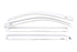AVS 15-18 Chevy Silverado 2500 Crew Cab Ventvisor Front & Rear Window Deflectors 4pc - Chrome - Striker Modified