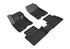 3D MAXpider 2022 Ford Maverick Hybrid  Kagu 1st & 2nd Row Floormat - Black - Striker Modified