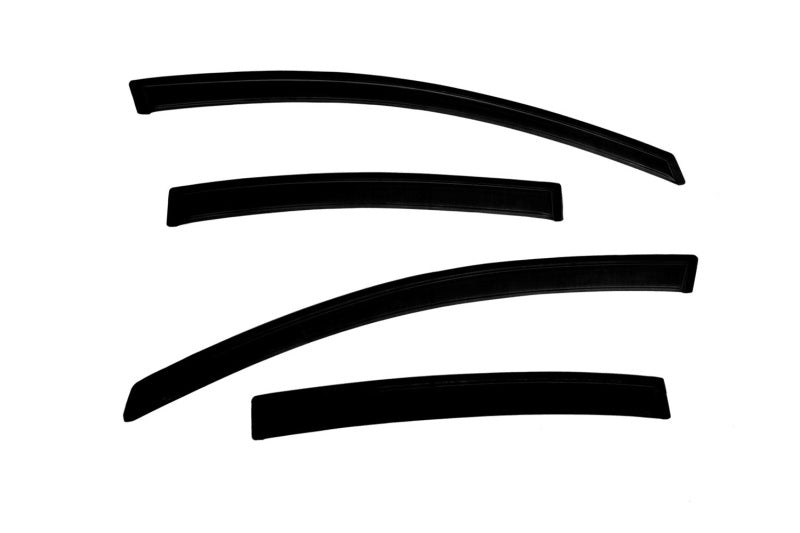 AVS 07-12 Nissan Sentra Ventvisor Outside Mount Window Deflectors 4pc - Smoke - Striker Modified