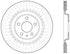 StopTech Power Slot 12-13 Audi A6 Quattro/11-12 A7 Quattro / 10-13 S4 Rear Right Slotted Rotor - Striker Modified