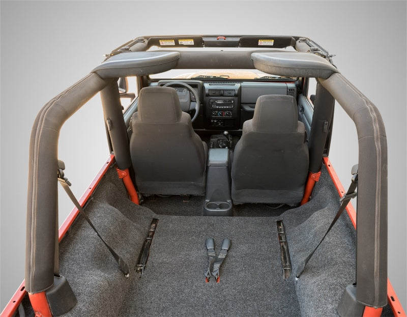 BedRug 03-06 Jeep LJ Unlimited Rear 4pc Cargo Kit (Incl Tailgate & Tub Liner) - Striker Modified