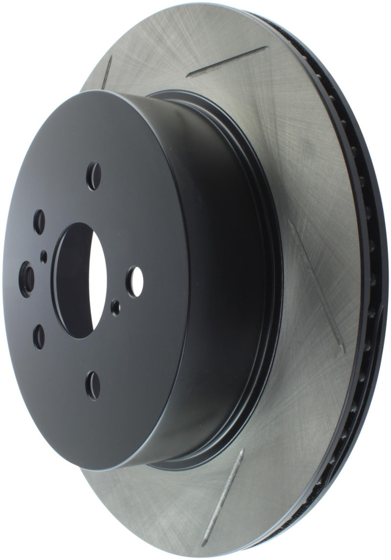 StopTech Power Slot 06-09 Lexus GS Series / 06-10 IS350 Rear Right Slotted Rotor - Striker Modified