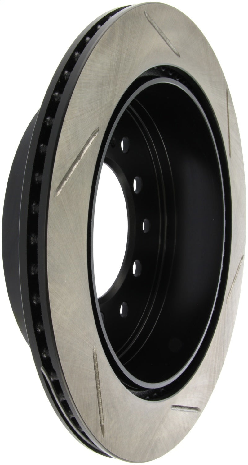 StopTech Power Slot 01-07 Toyota Sequoia/03-09 4 Runner / 03-09 Lexus GX470 Slotted Right Rr Rotor - Striker Modified