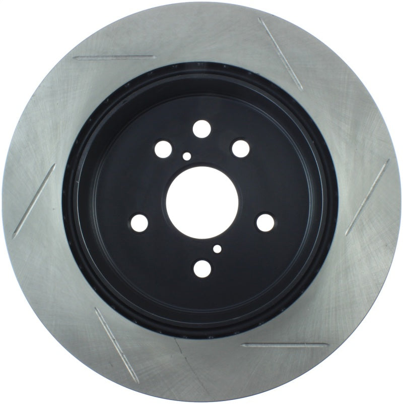 StopTech Power Slot 06-09 Lexus GS Series / 06-10 IS350 Rear Right Slotted Rotor - Striker Modified