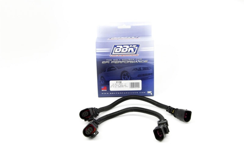 BBK 11-14 Mustang GT Front O2 Sensor Wire Harness Extensions 12 (pair) - Striker Modified