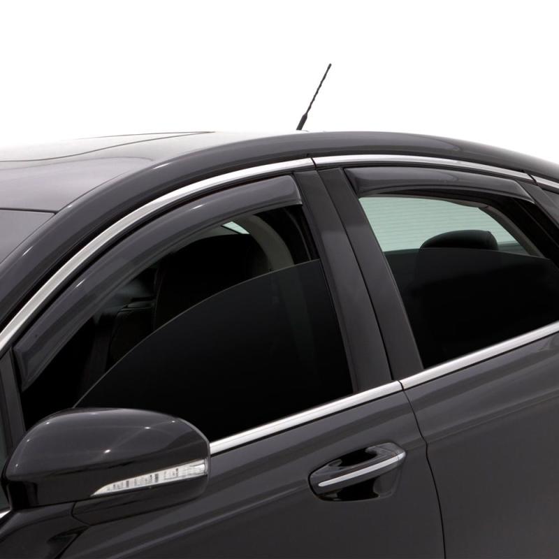 AVS 98-18 Lincoln Navigator Ventvisor In-Channel Front & Rear Window Deflectors 4pc - Smoke - Striker Modified