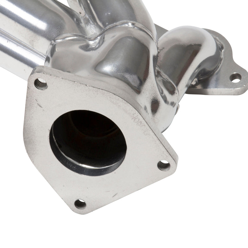 BBK 99-04 GM Truck SUV 4.8 5.3 Shorty Tuned Length Exhaust Headers - 1-3/4 Silver Ceramic - Striker Modified